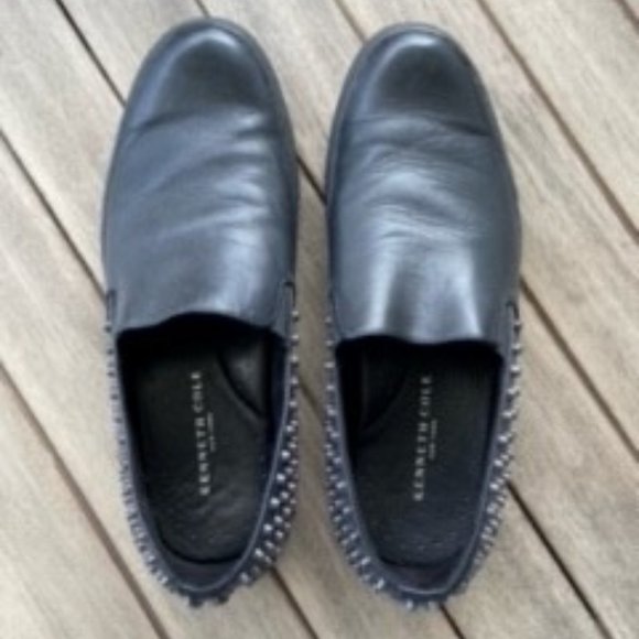 Kenneth Cole Slip on Sneaker with Studs - Picture 3 of 5